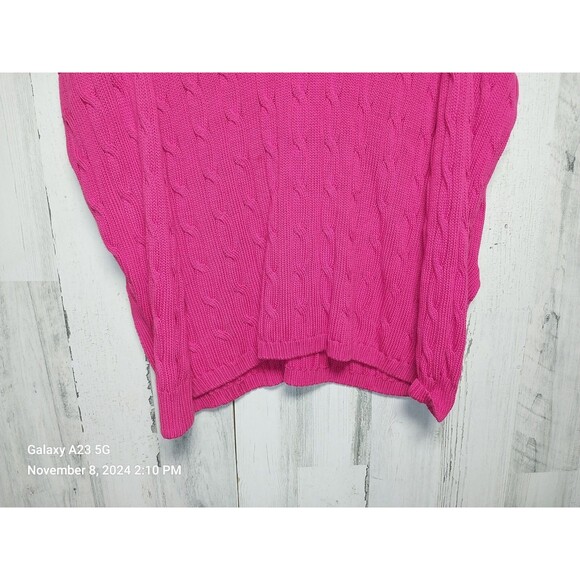 Polo by Ralph Lauren Pink V-Neck Sweater - Picture 2 of 8
